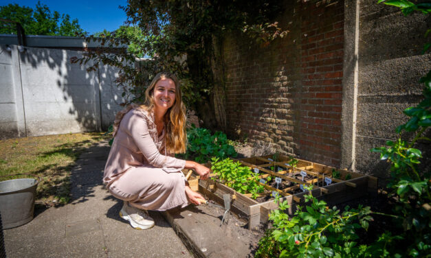 Lisanne woont klein met fikse tuin